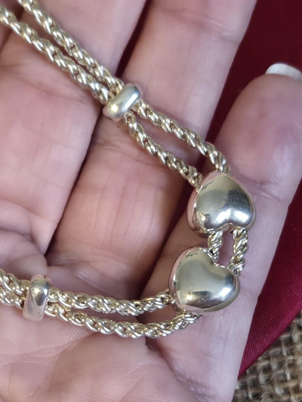 Authentic Tiffany & Co Sliding Hearts Necklace - Picture 12 of 16